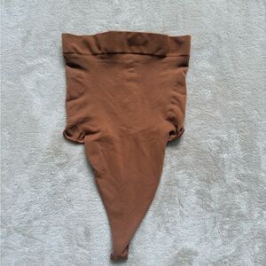SKIMS Brown Tube Shapewear